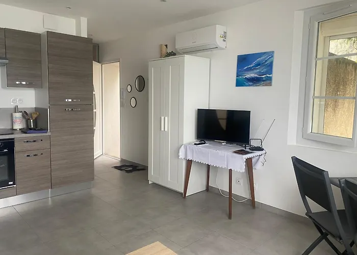 Splendide Miramar Vue Avec Terrasse Бандоль